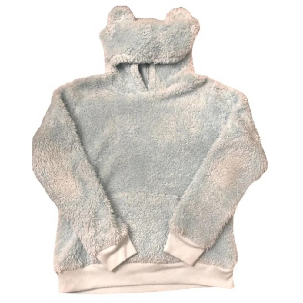 JUSTICE Girl’s Fuzzy Animal Ear Hoodie
